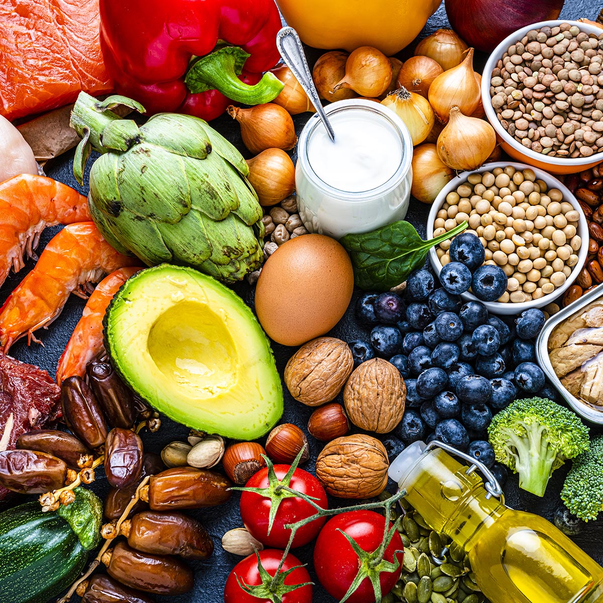healthy raw food for flexitarian mediterranean diet